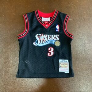 Mitchell & Ness Black Sixers Throwback Jersey
